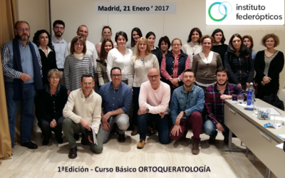 Curso Ortoqueratología FEDERÓPTICOS – Madrid Enero’17