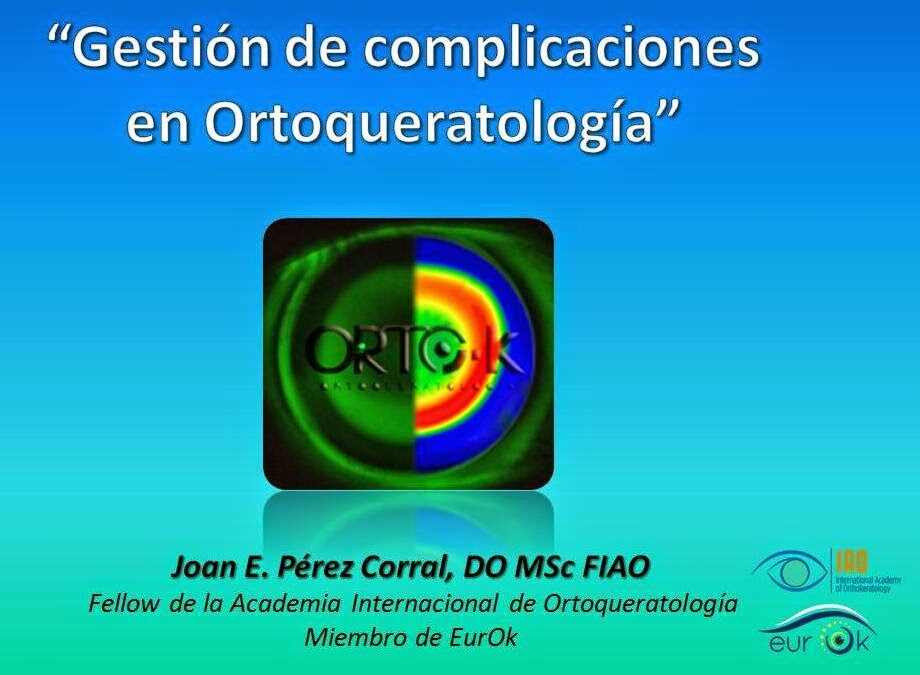 I Jornadas Ortoqueratología Clínica – Madrid 2014