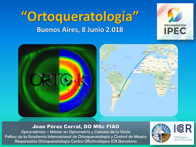 Curso Hispanoamericano IPEC2018 Joan Perez contactologia