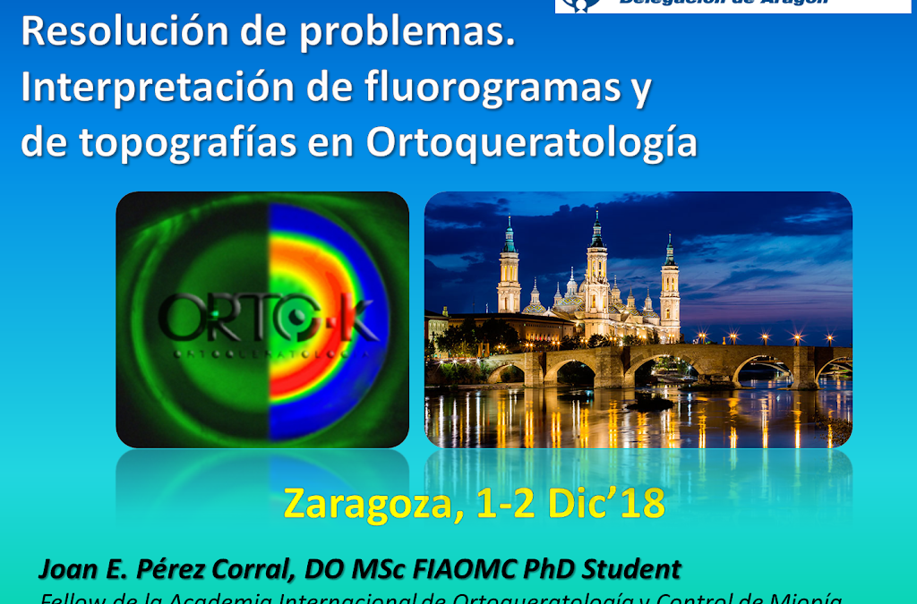 Curso Avanzado de Ortoqueratología – Zaragoza – 1 y 2 Diciembre ’18 – COOAragon